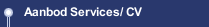 Aanbod Services/ CV 